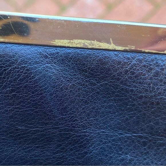 Colombo Vintage Black Leather and Snakeskin Shoulder Bag. EUC! - Picture 10 of 12